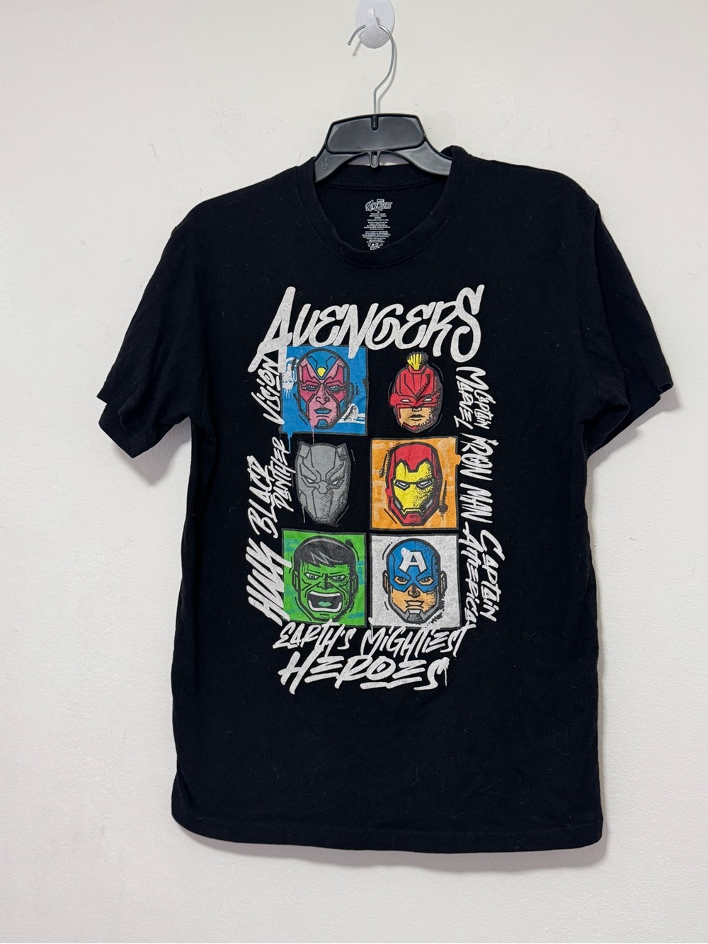 Marvel Avengers Earths Mightiest Heroes Vision T-Shirt Tee Size Medium